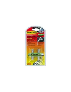 Tapones Valvula Cromados Aluminio