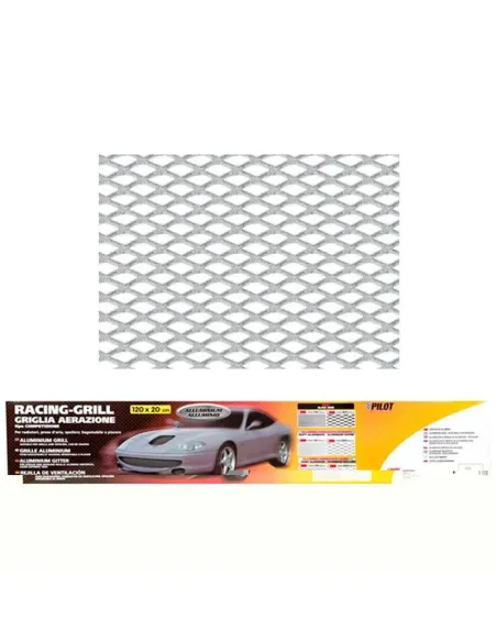 Rejilla Racing Aluminio Mate 120X20 Cm 5 Unidades