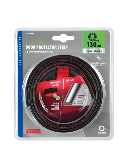 Protector De Puertas Cromado 130 Cm