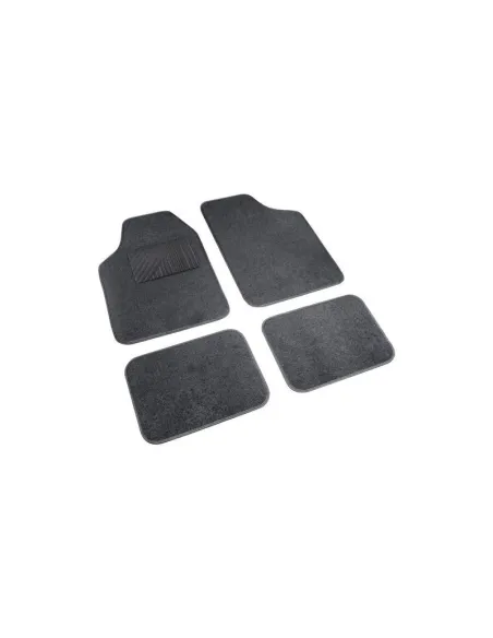 Alfombras Cosmo Universal Moqueta Y Pvc Antracita 4 Piezas