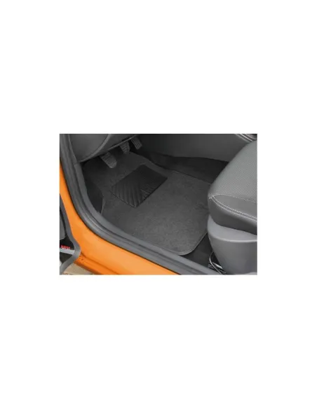 Alfombras Cosmo Universal Moqueta Y Pvc Antracita 4 Piezas