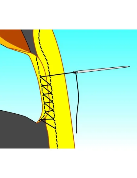 Funda Volante Para Coser Piel Negro 37-39 Cm