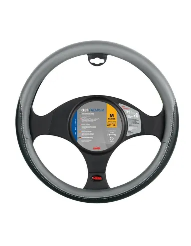 Funda Volante Club Premium Negro Gris 37-39 Cm