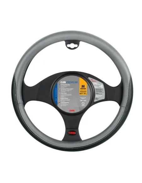 Funda Volante Club Premium Negro Gris 37-39 Cm