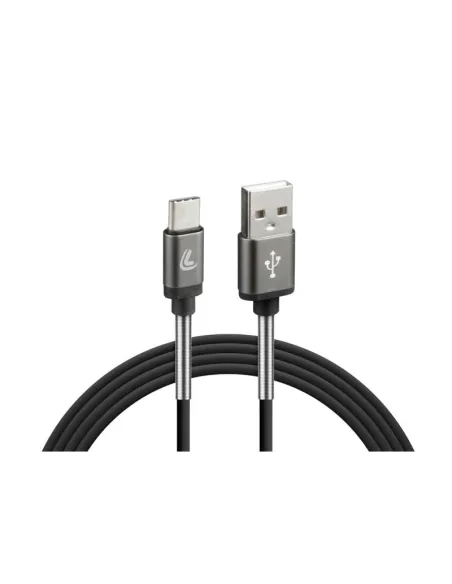 Cable Compatible Camión 24V Usb Y Micro Usb Tipo C 100 Cm Negro