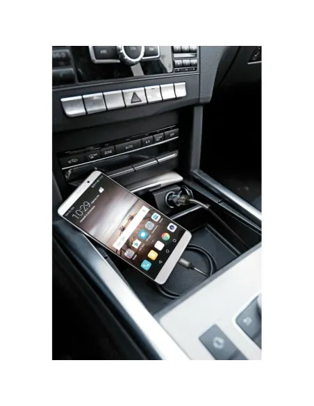 Cable Compatible Camión 24V Usb Y Micro Usb Tipo C 100 Cm Negro