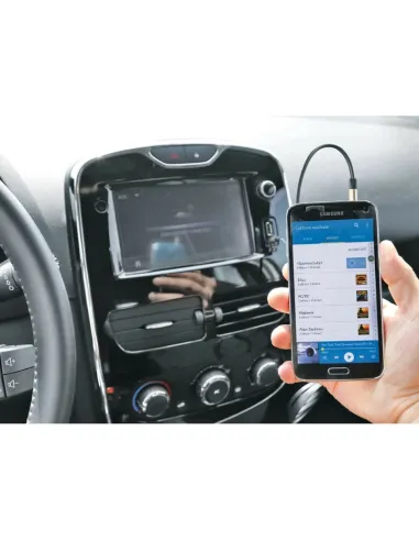 Conector Audio Coche Movil Doble Macho