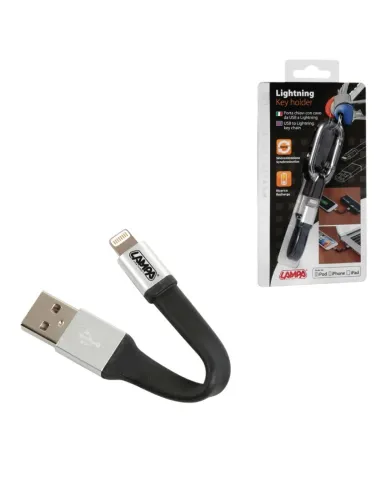 Llavero Usb Y Apple Lightning Cable 10 Cm