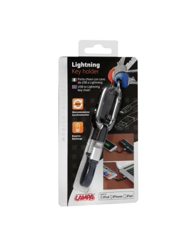 Llavero Usb Y Apple Lightning Cable 10 Cm