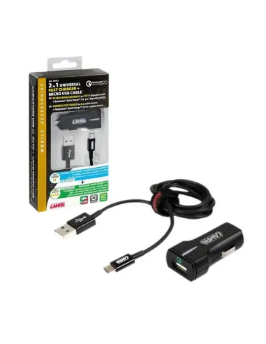 Kit Universal 2 En 1 Usb Y Micro Usb Carga Ultra Rapida 12/24V