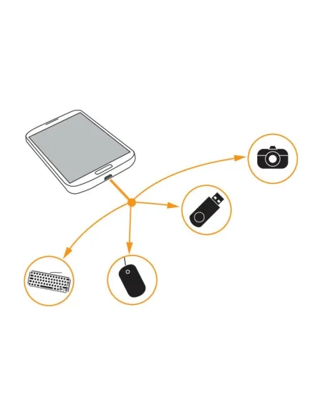 Cable Micro Usb/Usb Hembra