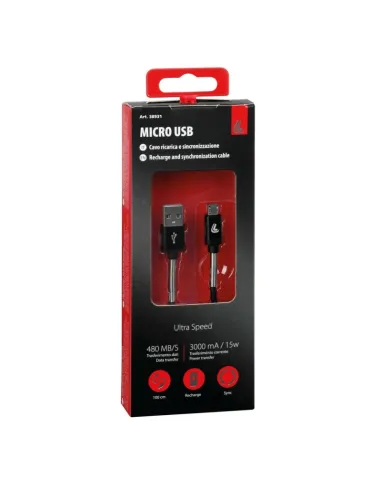 Cable Compatible Camión 24V Usb/Micro Usb 1M