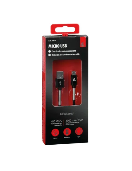 Cable Compatible Camión 24V Usb/Micro Usb 1M