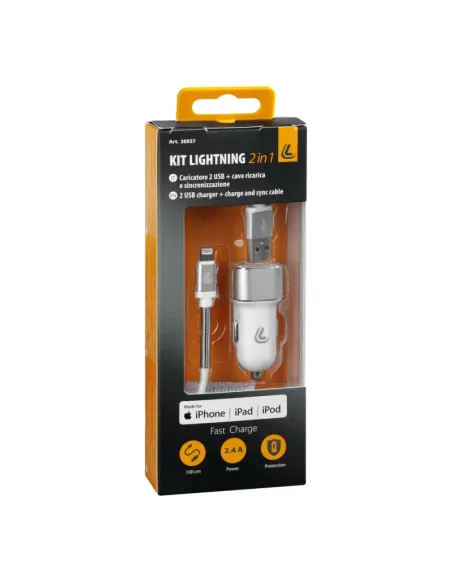 Cargador Compatible Camión 24V Original + Cable Iphone