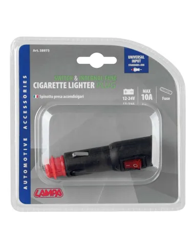 Enchufe Mechero Standard Din Interruptor On/Off...