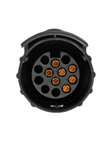 Enchufe Adaptador Polos 7 Macho 13 Hembra