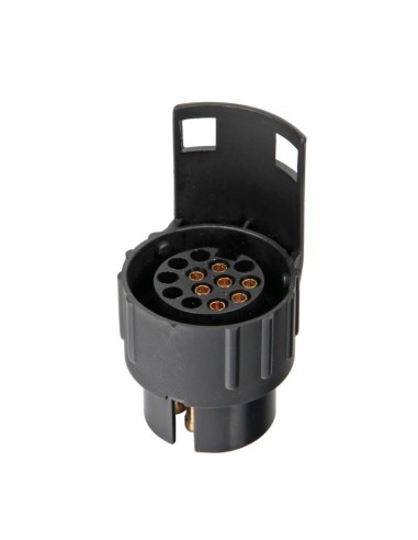 Enchufe Adaptador Polos 7 Macho 13 Hembra