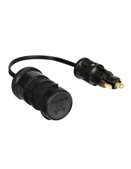 Adaptador Enchufe Mechero Standard+Din Con Alargador 12/24V 8A