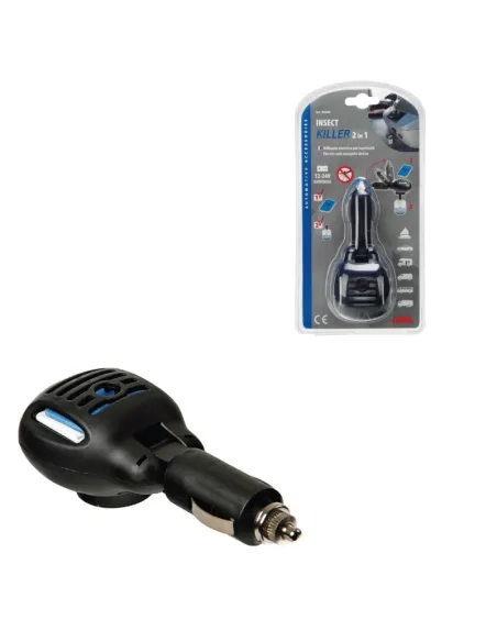 Difusor Antimosquitos Killer 2 En 1 Angulo De Giro Luz Led 12/24V