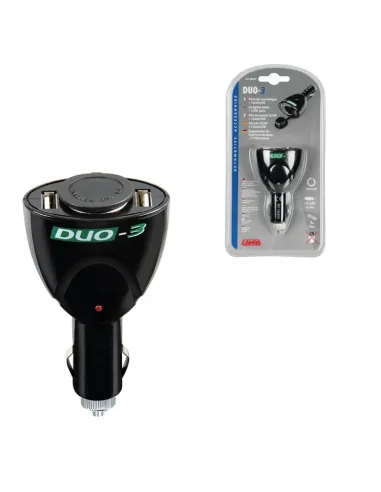 Enchufe Mechero Duo3 1 Toma Standard 2 Usb 12V 5W