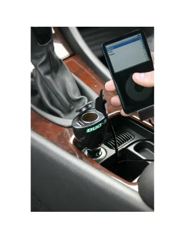 Enchufe Mechero Duo3 1 Toma Standard 2 Usb 12V 5W