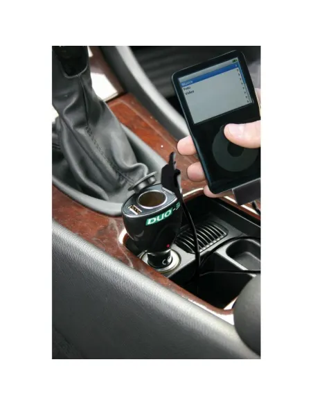 Enchufe Mechero Duo3 1 Toma Standard 2 Usb 12V 5W