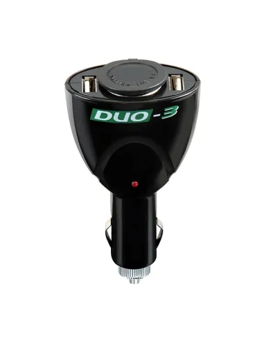 Enchufe Mechero Duo3 1 Toma Standard 2 Usb 12V 5W