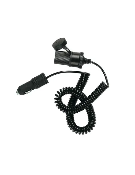 Enchufe Mechero Con Alargador Espiral 4 M Luz Led 12/24V