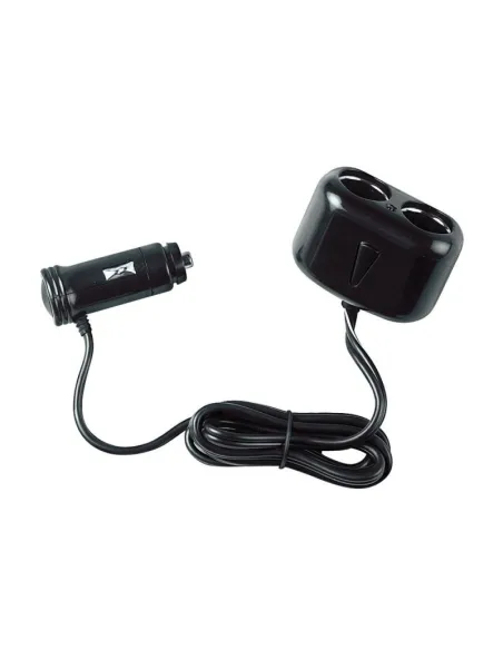 Enchufe Mechero Pl2 2 Tomas Led Fusible 200 Cm Cable 10A 12/24V