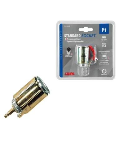 Toma Mechero Standard P1 12/24V Diametro 21 Mm