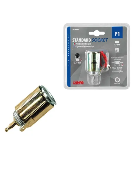 Toma Mechero Standard P1 12/24V Diametro 21 Mm