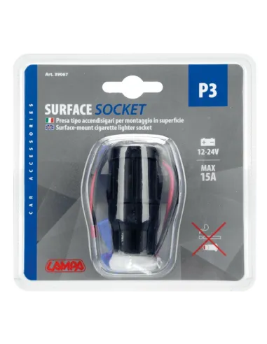 Enchufe Mechero P3 Interior Y Exterior 12/24V