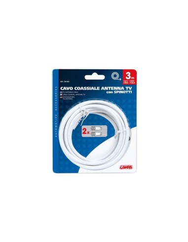 Cable Coaxial Para Antena Tv Globo 3 Metros