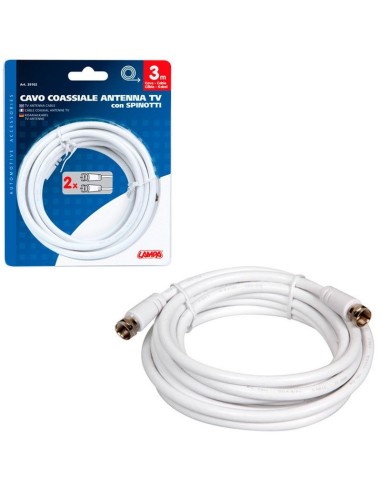 Cable Coaxial Para Antena Tv Globo 3 Metros