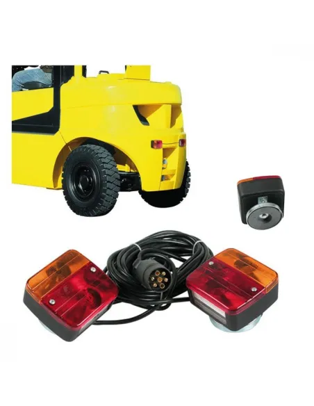 Conjunto De Luces Magneticas Para Remolque Pronto-Fari 12V