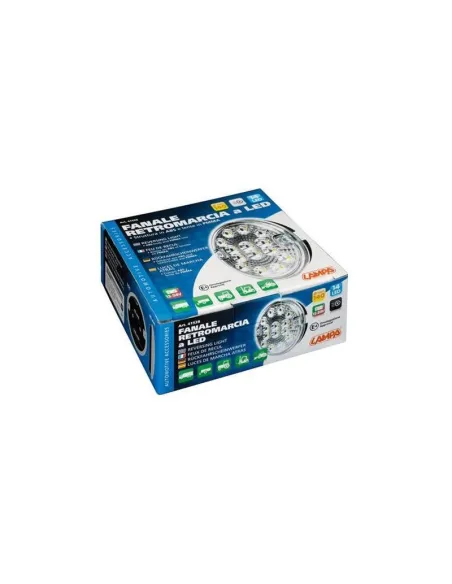 Faro Trasero Redondo Marcha Atras 14 Led 12/24V Homologacion E