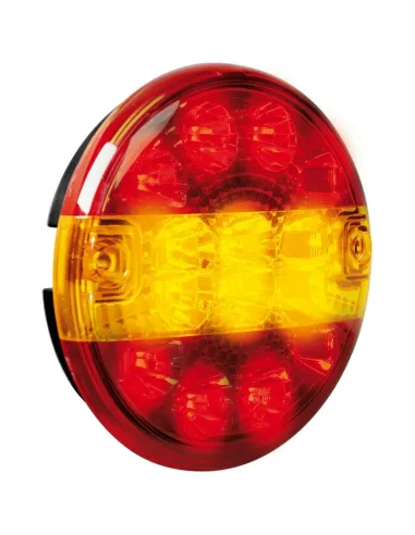 Faro Trasero Redondo 3 Funciones 14 Led 12/24V...