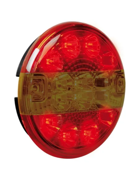 Faro Trasero Redondo 3 Funciones 14 Led 12/24V Homologacion E