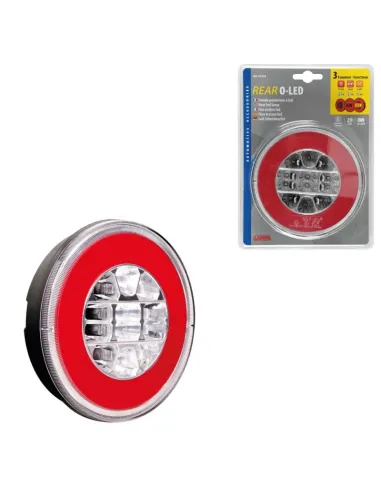 Faro Trasero Redondo 29 Led 12/24V 3 Funciones...