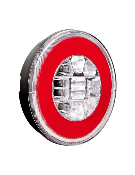 Faro Trasero Redondo 29 Led 12/24V 3 Funciones Homologacion E