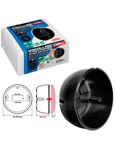 Cuerpo De Plastico Para Faro Led Trasero Redondo