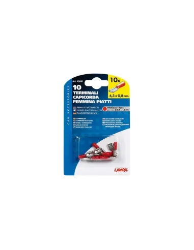 Terminales Rojo 0,5-1,5 Mm2 10 Hembra