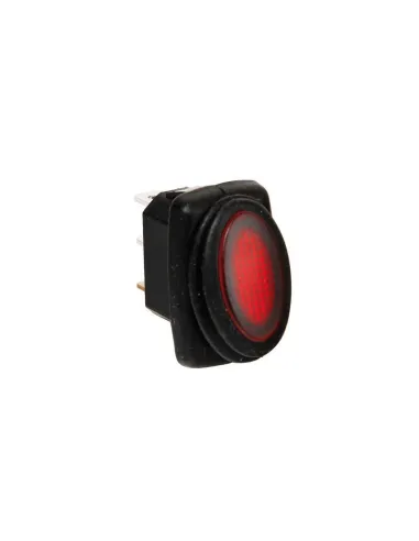 Interruptor Impermeable Led Rojo 12/24V 10A
