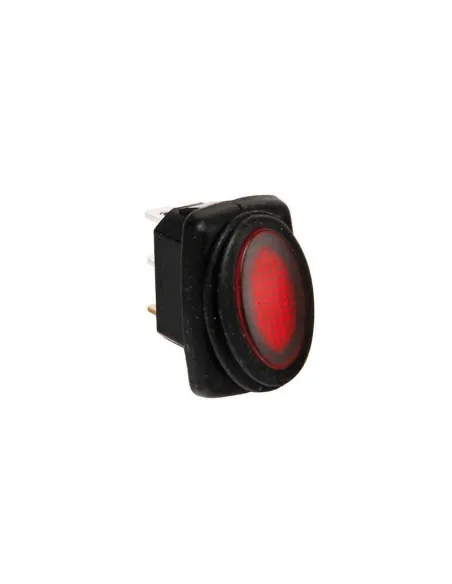 Interruptor Impermeable Led Rojo 12/24V 10A