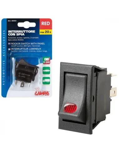 Interruptor Luminoso 12V/24V Max 20A