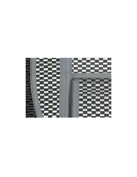 Respaldo De Asiento Deportivo En Fibra De Bambu Natural Gris/Negro