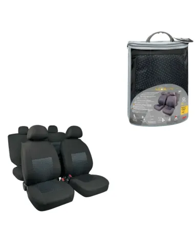 Funda Asiento Start Line En Poliester 8 Piezas Negro