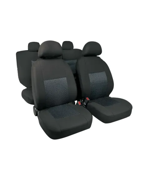 Funda Asiento Start Line En Poliester 8 Piezas Negro