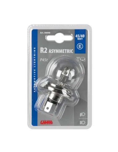 Lampara R2 12V 40/45W P45T Homologacion E (1...