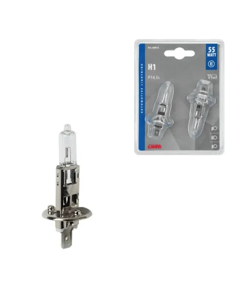 Lampara H1 12V 55W P14,5S Homologacion E (Blister 2 Unidades)